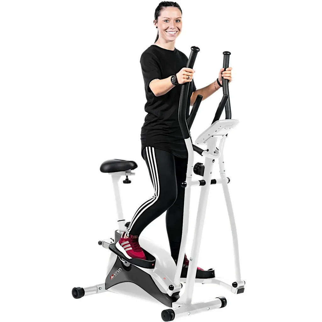 2in1 crosstrainer & hometrainer C16 (NIEUW, Wit)